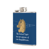 De kritische tapir keurt niet goed heupfles (Links)