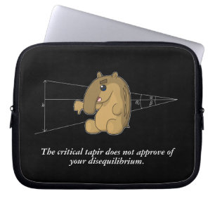 De kritische tapir- structurele geologie laptop sleeve