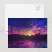 De Kroatie van Jezus Christus op het Kruis Briefkaart (Voorkant / Achterkant)