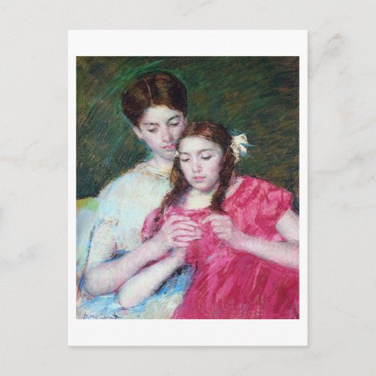 De Kroesles, Mary Cassatt Briefkaart (Voorkant)