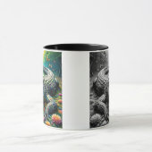 De krokodil, een gevreesde roofdier. mok (Midden)