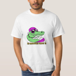 De krokodil in mij   schattig mooi ontwerp t-shirt