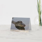 De krokodille Kaart van de Nota (Voorkant)