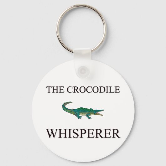 De krokodille Whisperer Sleutelhanger (Voorkant)