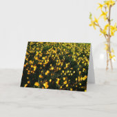 De Krokussen van februari Kaart (Gele Bloem)