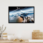 De kromme van Koud Poster (Keuken)