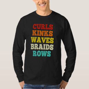 De krommen knipt de Rijen van de Rijen citeren zeg T-shirt