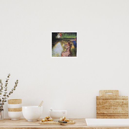 De Kroning - collage kunst Poster (Keuken)