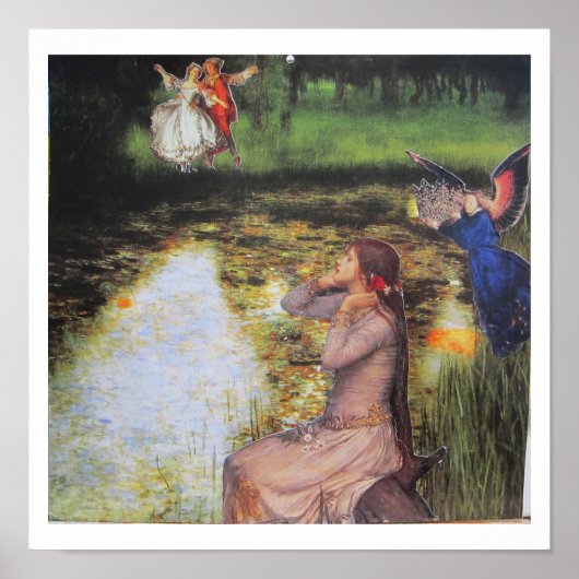 De Kroning - collage kunst Poster (Voorkant)