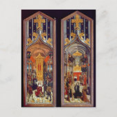 De kroning van David en Louis XII 1501 Briefkaart (Voorkant)