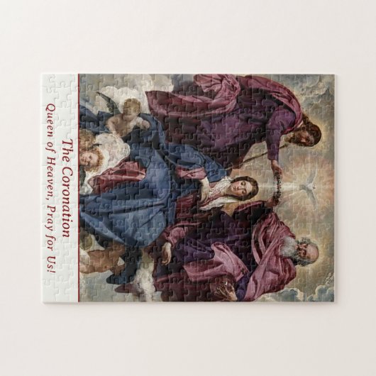 De kroning van de Heilige Maagd Maria Legpuzzel (Horizontaal)