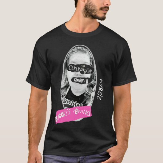 De kroning van de Koningin D's T-shirt (Voorkant)