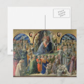De kroning van de maagd, 1441-7 (tempera op p briefkaart (Voorkant / Achterkant)