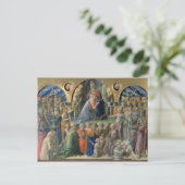 De kroning van de maagd, 1441-7 (tempera op p briefkaart (Staand voorkant)