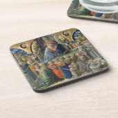 De kroning van de maagd, 1441-7 (tempera op p onderzetter (Linkerzijde)