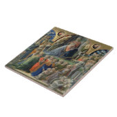 De kroning van de maagd, 1441-7 (tempera op p tegeltje (Zijkant)