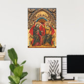 De Kroning van de Maagd Fijnkunstposter Poster (Thuiskantoor)