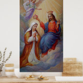 De kroning van de maagd Mary Poster (Keuken)