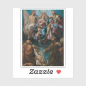 De kroning van de Maagd met Jozef en Franciscus Sticker (Vel)