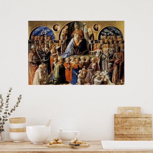 De kroning van de maagd-puzzel poster (Keuken)