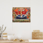 De kroning van de maagd, voltooid 1454 2 poster (Keuken)