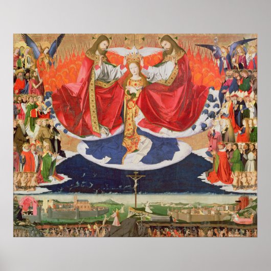 De kroning van de maagd, voltooid 1454 2 poster (Voorkant)