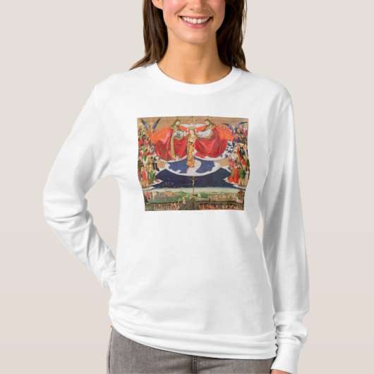 De kroning van de maagd, voltooid 1454 2 t-shirt (Voorkant)