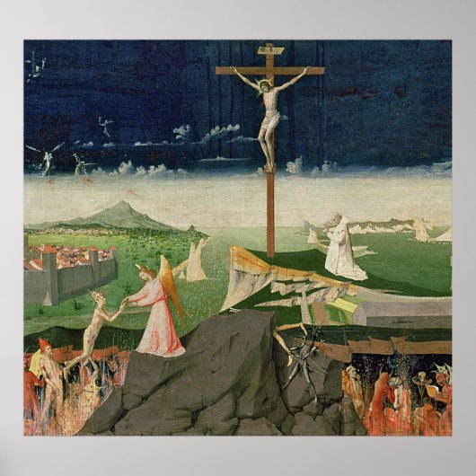 De kroning van de Maagd, voltooide 1454 Poster (Voorkant)