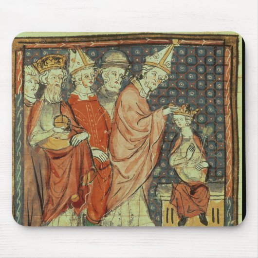 De kroning van Louis I "de pious" Muismat (Voorkant)