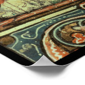 De kroning van Louis I "de pious" Poster (Hoek)