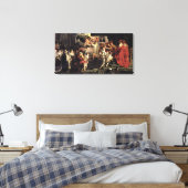 De kroning van Marie de Medici in St. Canvas Afdruk (Insitu (Slaapkamer))