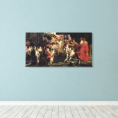 De kroning van Marie de Medici in St. Canvas Afdruk (Insitu (Houten vloer))