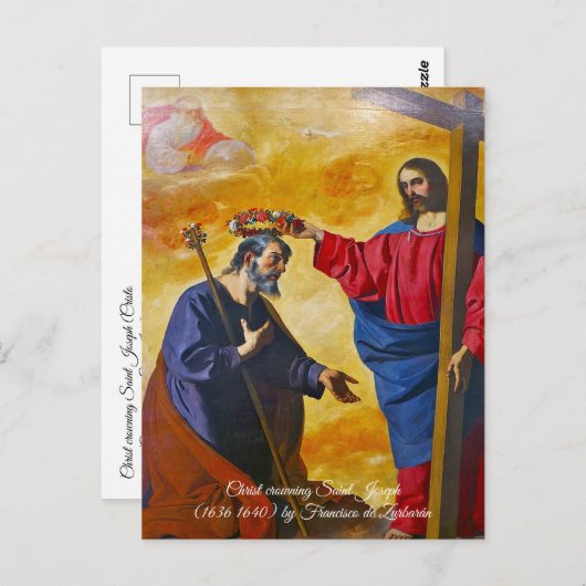 De kroning van Sint Jozef Briefkaart (Voorkant / Achterkant)