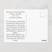 De kroning van Sint Jozef Briefkaart (Achterkant)