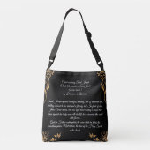 De kroning van Sint Jozef Crossbody Tas (Achterkant)