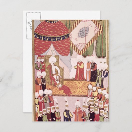 De kroning van Sultan Selim I Briefkaart (Voorkant / Achterkant)