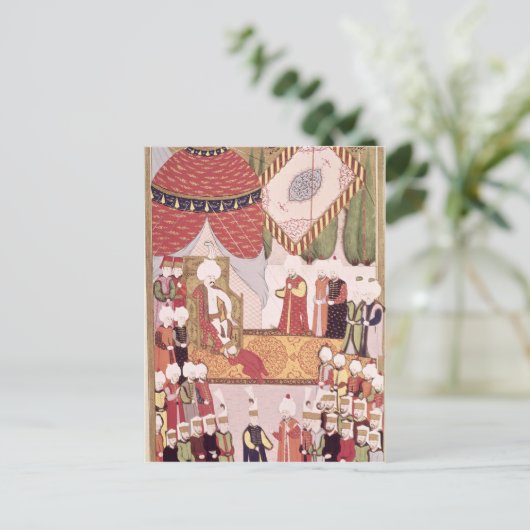 De kroning van Sultan Selim I Briefkaart (Staand voorkant)