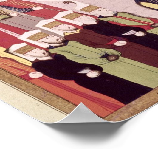 De kroning van Sultan Selim I Poster (Hoek)