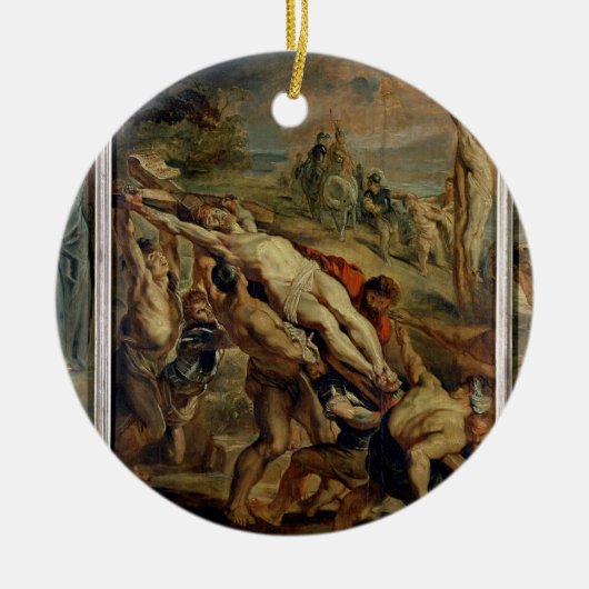 De kronkeling, geschilderd voor 1609-10 ( keramisch ornament (Voorkant)