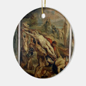 De kronkeling, geschilderd voor 1609-10 ( keramisch ornament (Links)