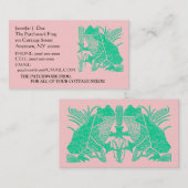 DE KROOMAFROGKRAFTERS VAN DE PATCHWORK/VAN HET VIS CONTACTKAARTJE (Voorkant / Achterkant)