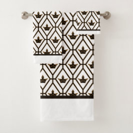 De kroon bad handdoek