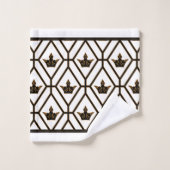 De kroon bad handdoek (Wasdoekje)