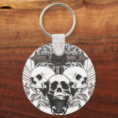 De kroon en het kruis sleutelhanger (Voorkant)