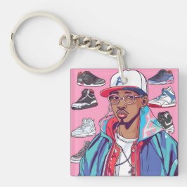 De kroon is een zwaar Mannen basic T-shirt Sleutelhanger