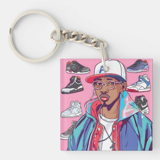 De kroon is een zwaar Mannen basic T-shirt Sleutelhanger (voorkant)