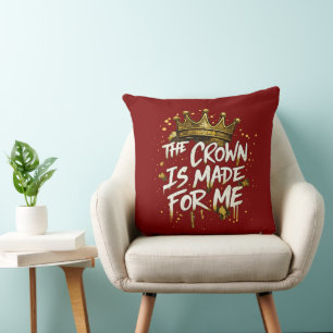 De Kroon Is Voor Mij Gouden Kroon Decoratie Kussen
