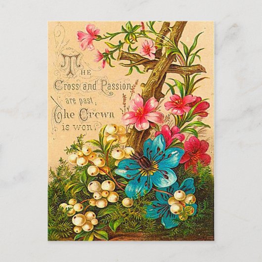 De kroon is Won. Briefkaart (Voorkant)