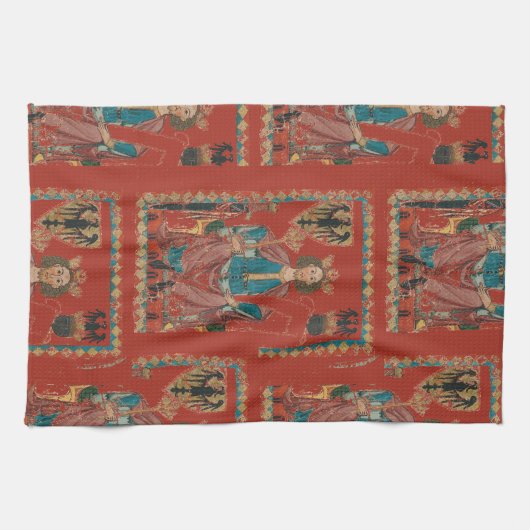 De kroon keukenhanddoek (Horizontaal)