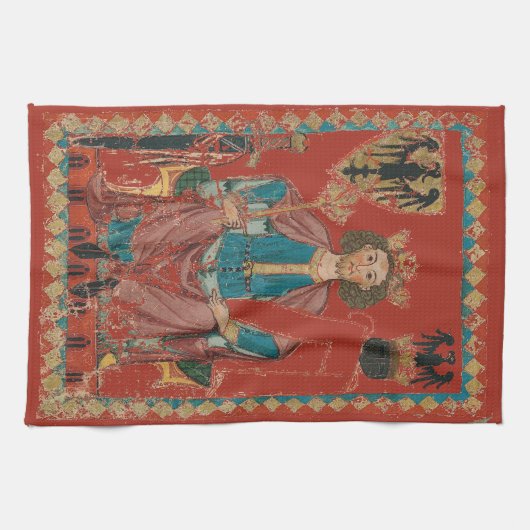 De kroon keukenhanddoek (Horizontaal)